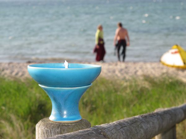Kerzenrestefresser® Klassik "Karibik" Vierdochter (ca. 22 cm)